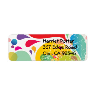 Fine Cute Cool Girly Retro Floral Fashion Label