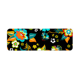 Fine Cute Cool Girly Retro Floral Fashion Label
