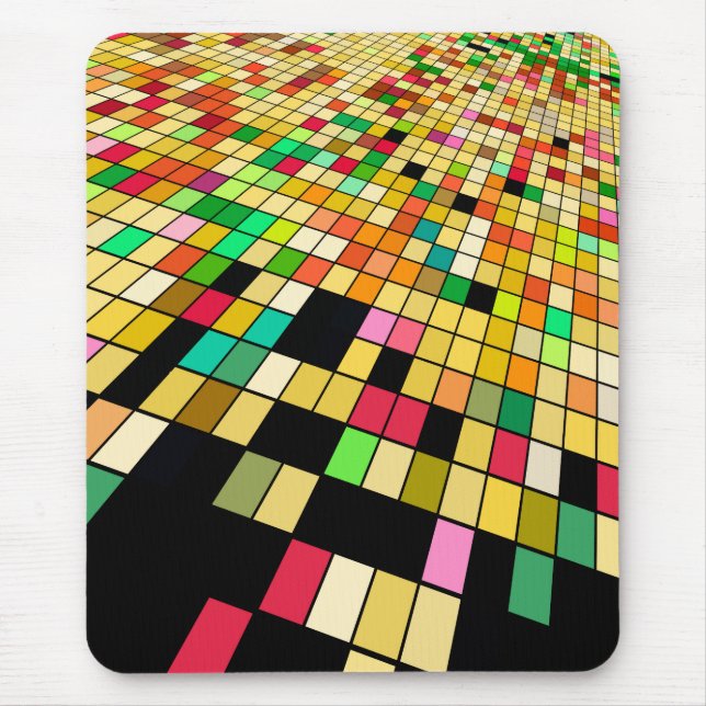 Fine Cute Cool Girly Retro Floral Fashion Mouse Pad (Front)
