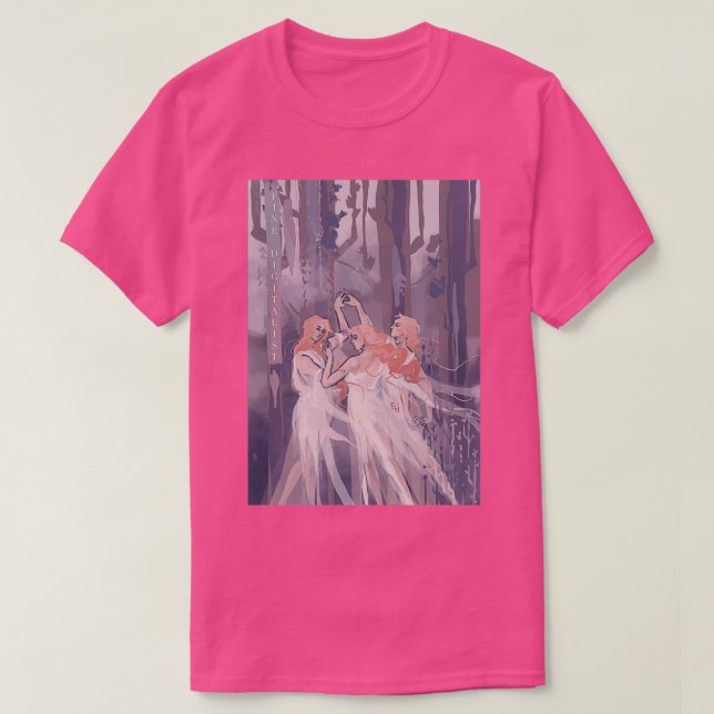 Fine Digitalist Sandro Botticelli inspired art T-Shirt (Design Front)