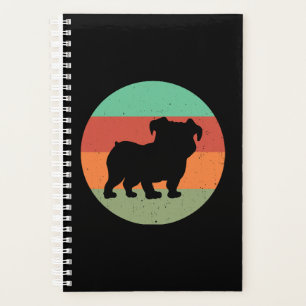 Fine Distressed English Bulldog Pet By Dog Mom Planner