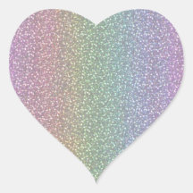 Iridescence Heart Stickers 100 Satisfaction Guaranteed Zazzle