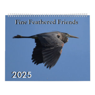 Fine Feathered Friends 2025 Calendar