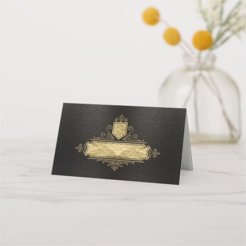 Fine Filigree Gold Wedding Table ID871 Place Card