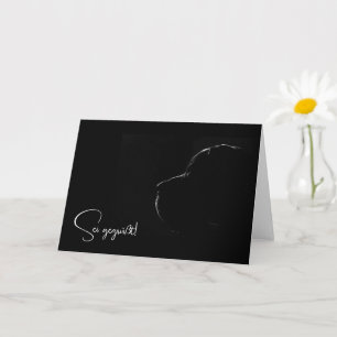 Fine Great Dane light photography Card