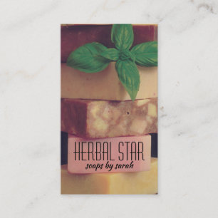 Fine Herbal Artisan Soap Maker Business Card