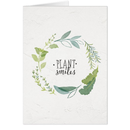 Fine Herbs II | Plant Smiles Cards (Front)
