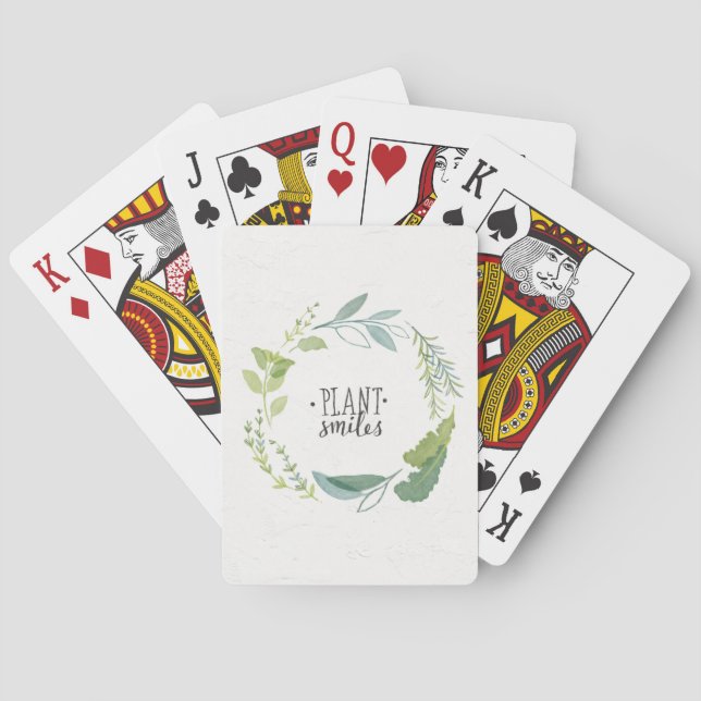 Fine Herbs II | Plant Smiles Poker Cards (Back)