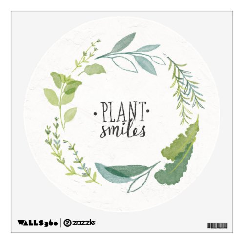 Fine Herbs II  Plant Smiles Wall Sticker