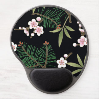 Fine Japanese Cute Cool Girly Retro Floral Gel Mouse Pad