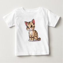 Fine jersey T-shirt for babies