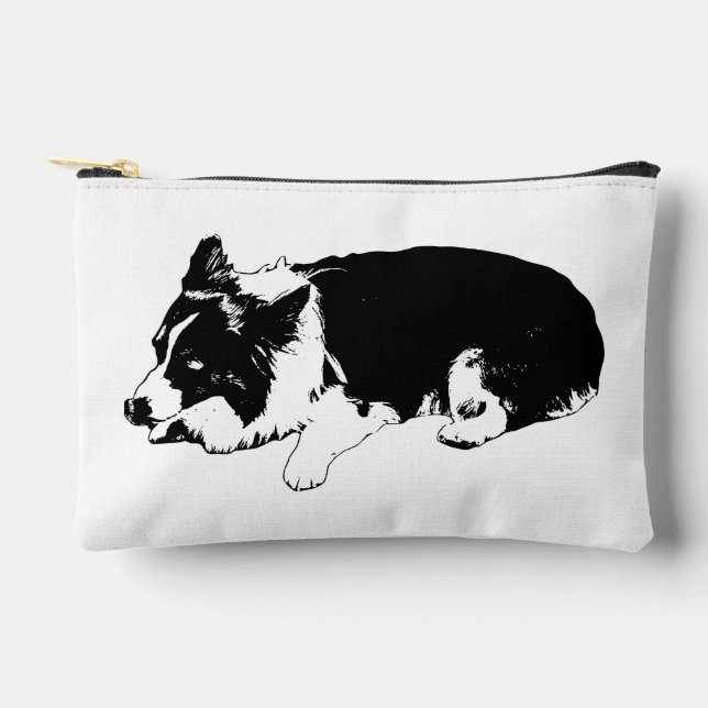 fine line carry, corgi accessory pouch (Front)