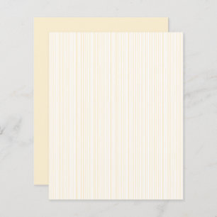 Fine Line Gold White Stripe Scrapbook Paper