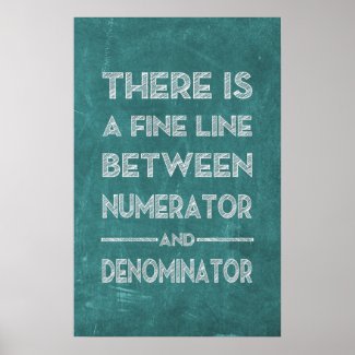 Fine Line - Math Poster