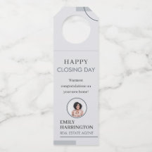 Fine Lines Closing Day Real Estate Agent Gray