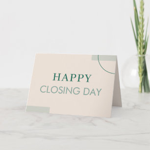 Fine Lines Closing Day Real Estate Agent Sand Card