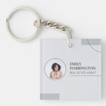 Fine Lines Real Estate Agent Gray