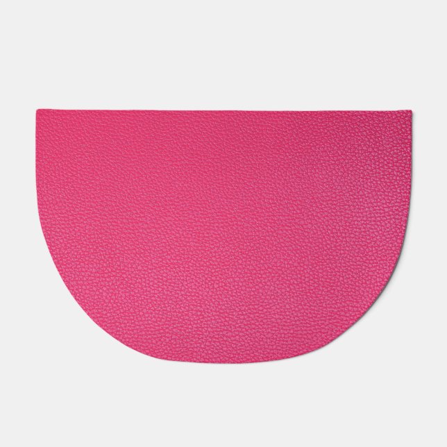 Fine Luxury Pink Cloth Texture. Doormat (Front)