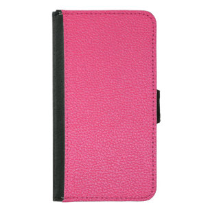 Fine Luxury Pink Cloth Texture. Samsung Galaxy S5 Wallet Case