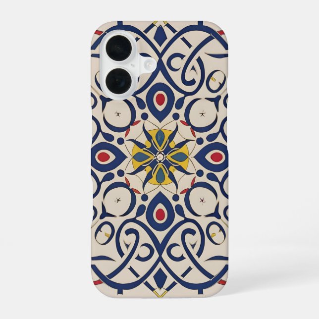 fine mosaic, Mandala Pattern Iphone Case (Back)