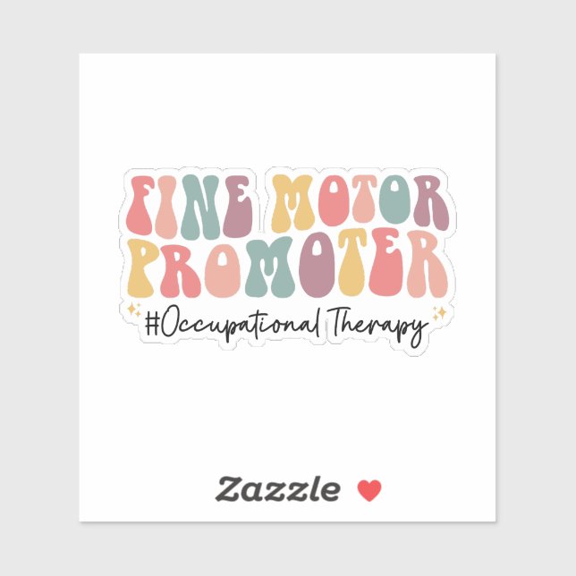 Fine Motor Promoter, Occupational Therapy Sticker (Sheet)