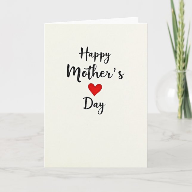 Fine Paper Mothers Day Card (Front)