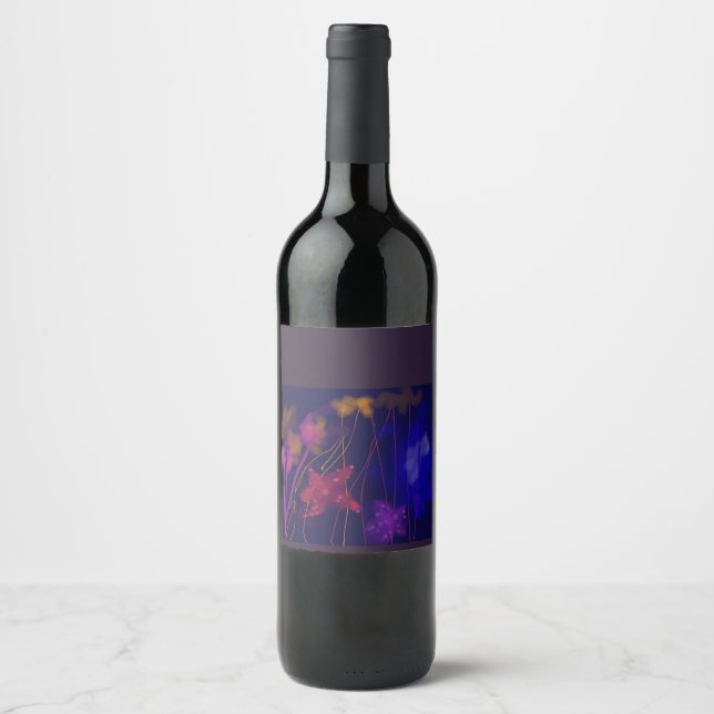 Fine pictorial nature  wine label (Front)