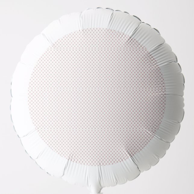 Fine, repeating, diamond-shaped mesh pattern with  balloon (Front)