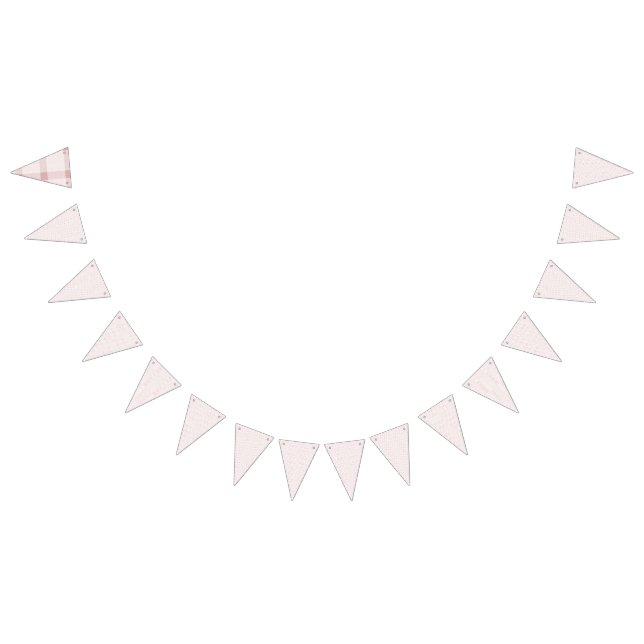 Fine, repeating, diamond-shaped mesh pattern with  bunting flags (All)