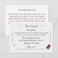 Fine Roses Enclosure Card