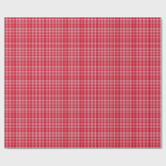 Fine Ruby Plaid Wrapping Paper