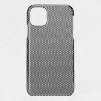 Fine Silver Metal Mesh Pattern Uncommon iPhone Cas 11 Case