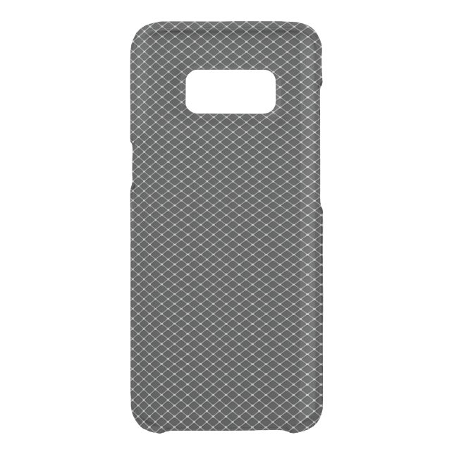 Fine Silver Metal Mesh Pattern Uncommon Samsung Galaxy Case (Back)
