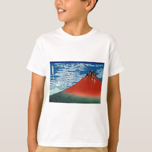 Fine Wind, Clear Morning, Katsushika Hokusai T-Shirt
