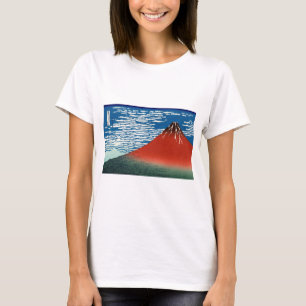 Fine Wind, Clear Morning, Katsushika Hokusai T-Shirt