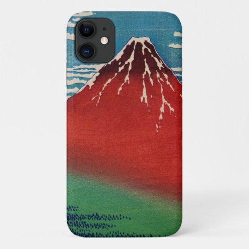 Fine Wind Clear Morning Vintage Japanese Art iPhone 11 Case
