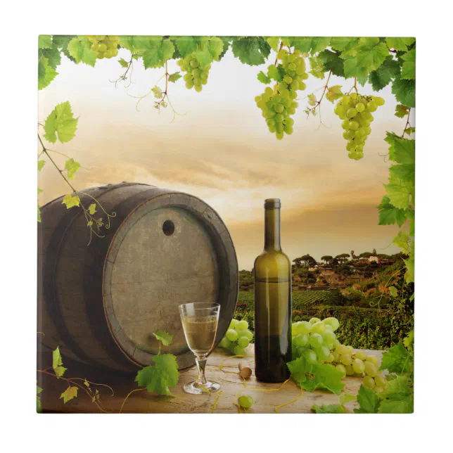 Fine Wine Ceramic Tile | Zazzle