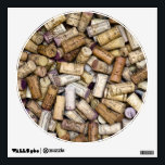 Fine Wine Corks Wall Sticker<br><div class="desc">A pile of many vintage wine corks. Wine art by Frank Tschakert.</div>