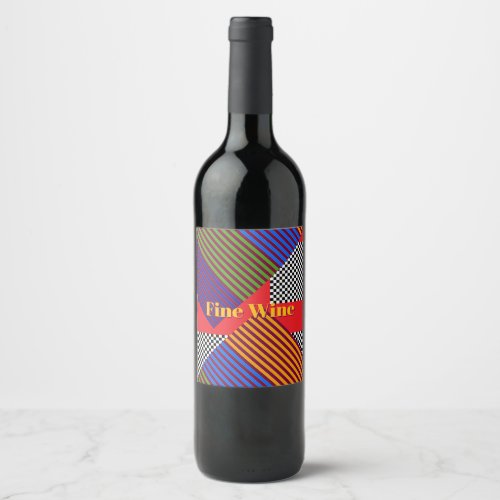 Fine Wine Label