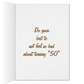 FINE WINE/PICNIC FOR TWO HELPS YOU TURN "50" CARDS (Inside (Right))