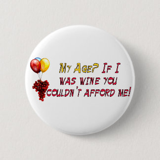 Fine Wine Pinback Button