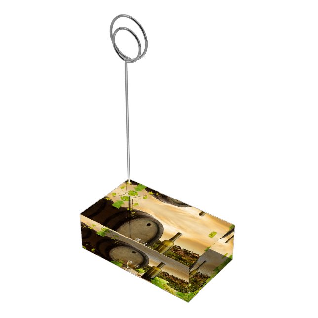 Fine Wine Table Card Holder (Corner)