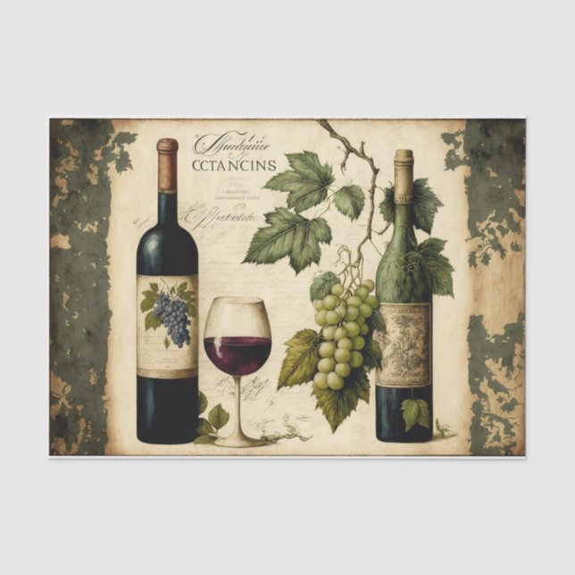 Fine Wine Tissue Paper (Front)