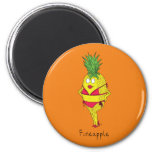 Fineapple Sexy Pineapple Pin-up Magnet at Zazzle