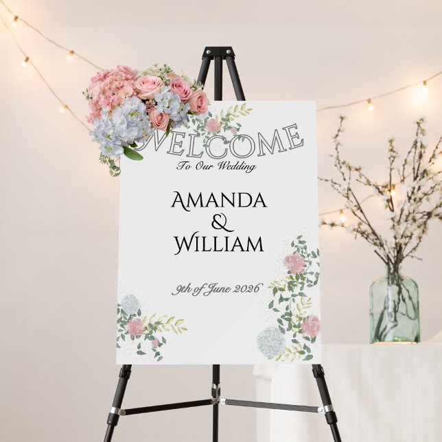 Finely Flourished Wedding Welcome Sign (Creator Uploaded)