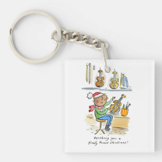 Finely Tuned Christmas Keychain
