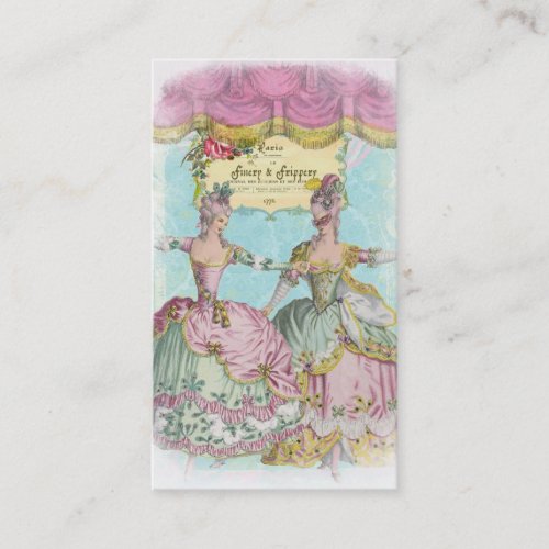 Finery and Frippery Business Card
