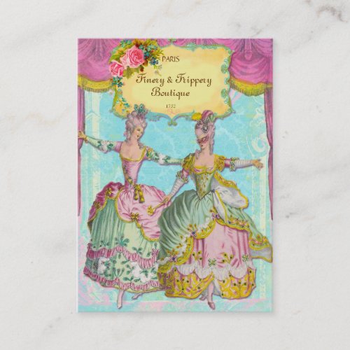 FINERY &amp; FRIPPERY BOUTIQUE CHUBBY SIZE  BUSINESS BUSINESS CARD