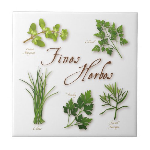 Fines Herbes Ceramic Tile