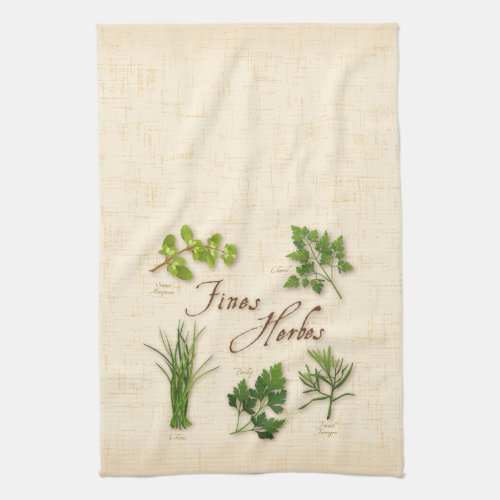 Fines Herbes Kitchen Towel